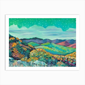 Blue Ridge Mountains Art Print