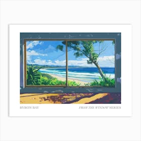 Byron Bay From The Window Series Poster Painting 2 Art Print