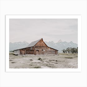 Rustic Abandoned Cabin Art Print