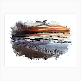 Shelly Beach, Mid North Coast, New South Wales Art Print