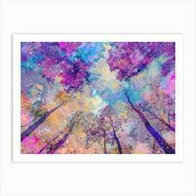 Sky And Trees Art Print