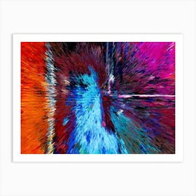 Acrylic Extruded Painting 177 Art Print