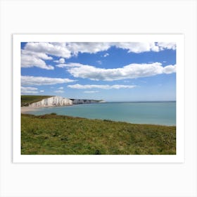 The Seven Sisters in south England Art Print