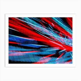 Abstract Light Art Print