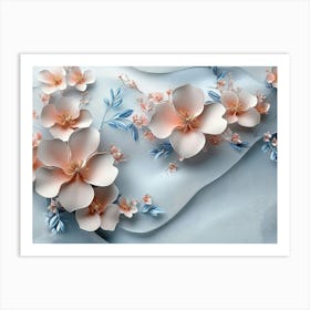 Paper Flowers 19 Art Print