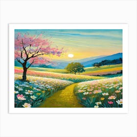 Cherry Blossoms 4 Art Print