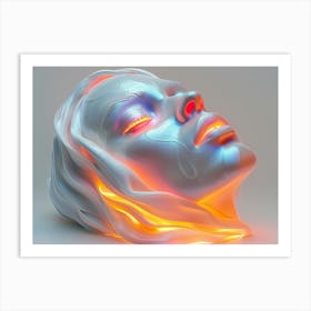 Face Of A Woman 1 Art Print