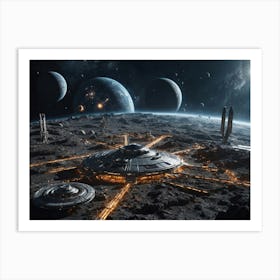 Space Station 1 Art Print