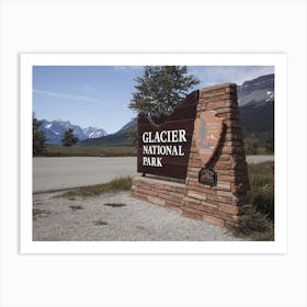 Glacier National Park Art Print