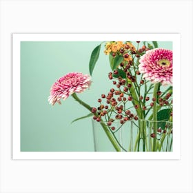 Flowers In A Vase 36 Art Print