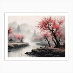 Chinese Cherry Blossoms 4 Art Print