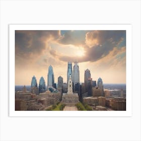 Philadelphia Skyline 3 Art Print