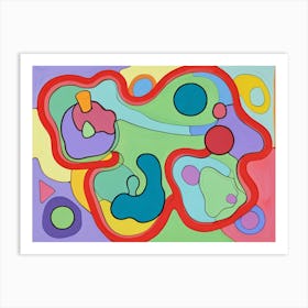 Abstract Painting 624 Art Print