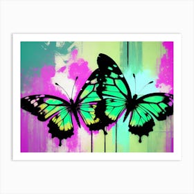 Two Butterflies 6 Art Print