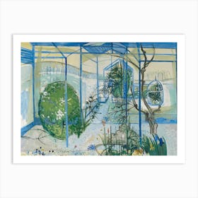 Blue Garden Art Print