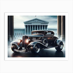 Hot Rod vintage car 6 Art Print