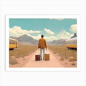 A Thousand Mile Journey Begins With The First Step Art Print