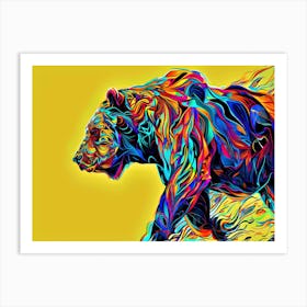 Bear With Me - Bear Encounter Art Print