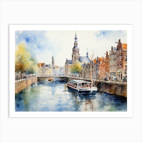 Amsterdam Canal 1 Art Print