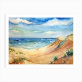 Sand Dunes Art Print