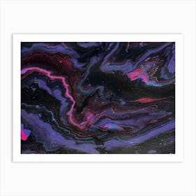 Purple Swirls 2 Art Print