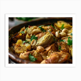 Chicken And Artichoke Stew 6 Art Print