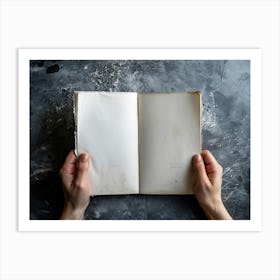 Blank Book (7) Art Print