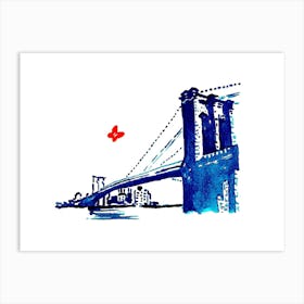 Brooklyn Bridge Art Print