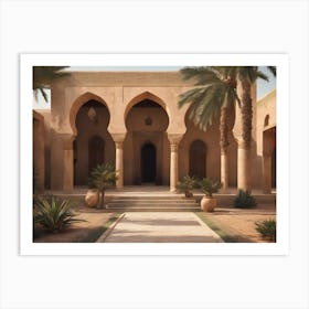 Arabic architectural 11 Art Print