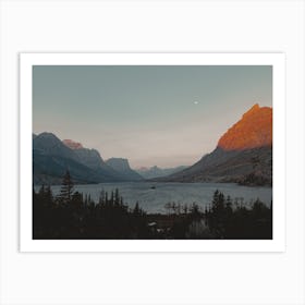 Lake Sunset Art Print