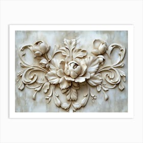 Floral Wall Art 2 Art Print