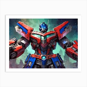 Transformers The Last Knight 22 Art Print
