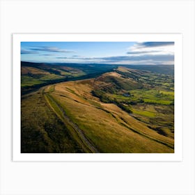 Aerial View Of The Dales 16 Art Print