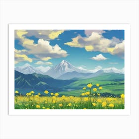 Mountains Of Dreams Art Print