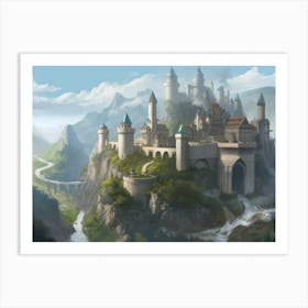 Fantasy Castle Art Print