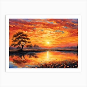 Sun Set Art Print