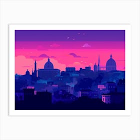 Rome Skyline 2 Art Print