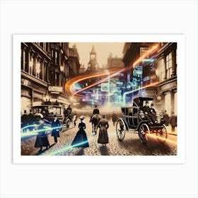 London Street Scene Art Print