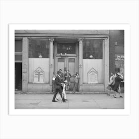 Untitled Photo, Possibly Related To Storefront Church,Chicago, Illinois By Russell Lee Art Print