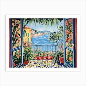 Open Window Matisse Cinqueterre Italy Art Print