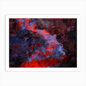 Abstract River Art Print