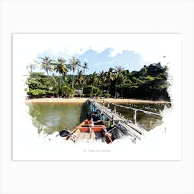 Koh Tonsay, Kep, Cambodia Art Print