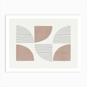 Abstract Art - Nude 01 Art Print