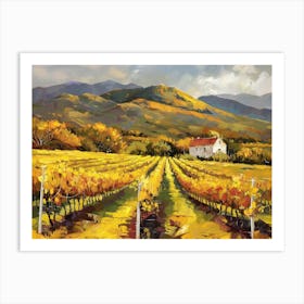 Vineyard Field 1 Art Print