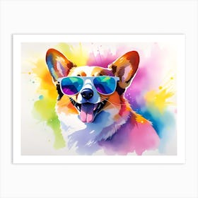 Corgi Painting 31 Art Print