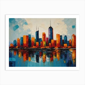 Chicago Skyline Art Print