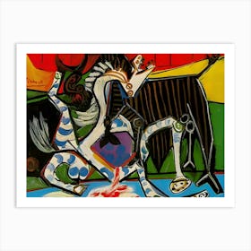 Horse In The Water by Pablo Picasso Art Print