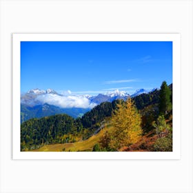 Alpine Landscape Art Print