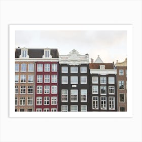 Canal Houses Amsterdam Art Print