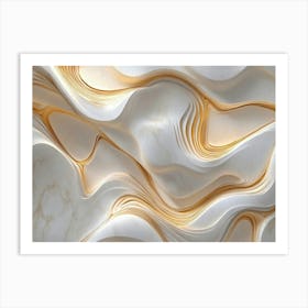 Abstract Marble Wall Art Print